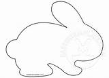 Bunny Outline Easter Template Rabbit Coloring Drawing Printable Getdrawings Eastertemplate sketch template