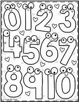 Preschool Numeri Infanzia Fromthepond sketch template