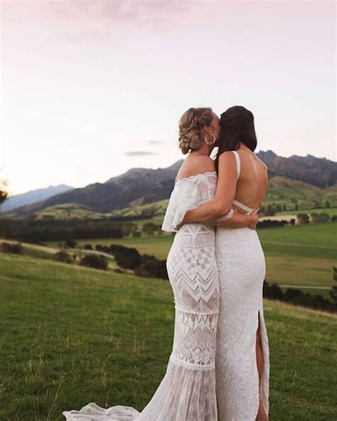 Emanuela Gown Lace Wedding Dress Grace Loves Lace Lesbian Wedding