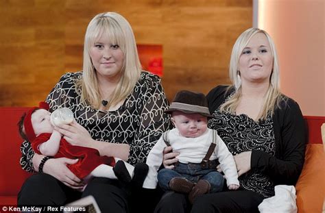 lesbian lovers both become mothers after getting pregnant by the same sperm donor daily mail