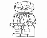 Coloring Potter Harry Pages Lego Info sketch template