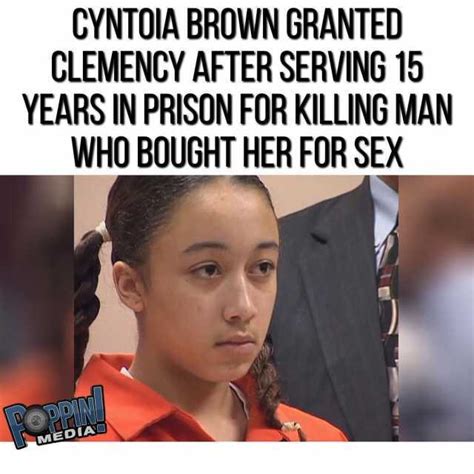 cyntoia brown granted clemency after serving 15 years in prison for