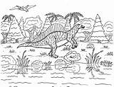 Coloring Pages Suchomimus Ouranosaurus Baryonyx Spinosaurus Robin Great sketch template