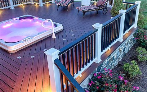 deck ideas  pools  hot tubs trex