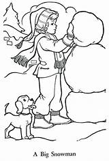 Coloring Snowman Girl Ark Pages Covenant Build Little Printable Getcolorings Print Getdrawings sketch template