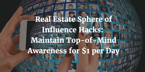 real estate sphere  influence    day strategy