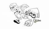 Splatoon Coloring Inkling Squid Girl Pages Deviantart Wallpaper Printable Sheets Print 塗り絵 ぬりえ Kids Boy Game タコ Line Wallpapersafari Choose sketch template