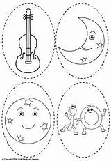 Diddle Puppets Rhyme sketch template