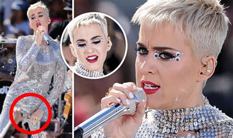 katy perry suffers major wardrobe malfunction live on stage music