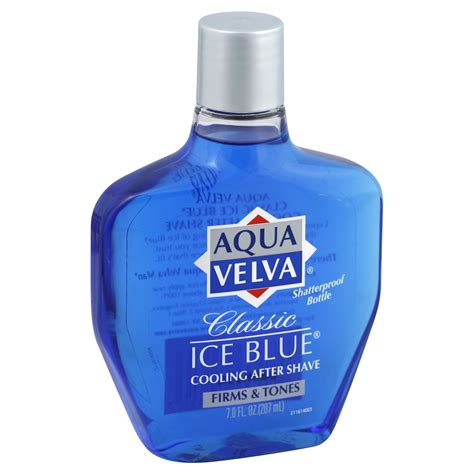 aqua velva cooling  shave classic ice blue  oz  ml