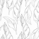 Exotic Heliconia Kids Textile sketch template