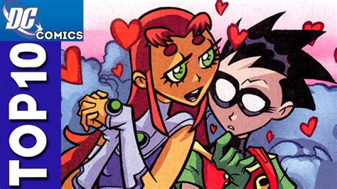 Top 10 Robin And Starfire Moments From Teen Titans 1
