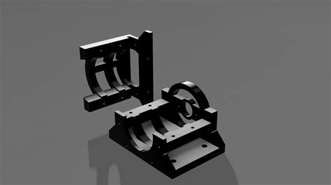motor mount  model  printable cgtrader