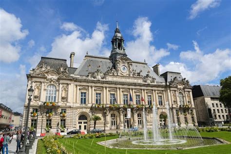 town hall  tours editorial image image  city france