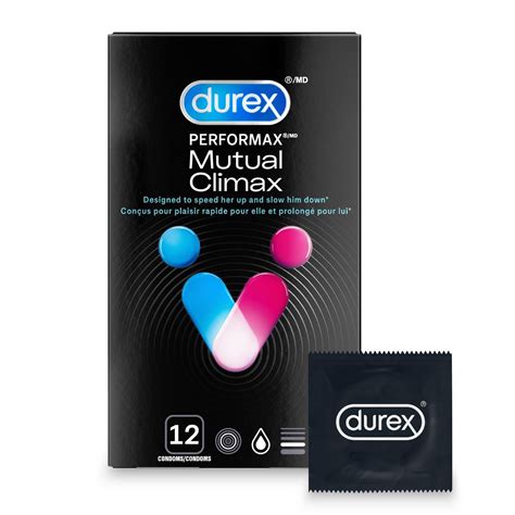 durex® mutual climax ribbed and dotted condoms with delay gel walmart