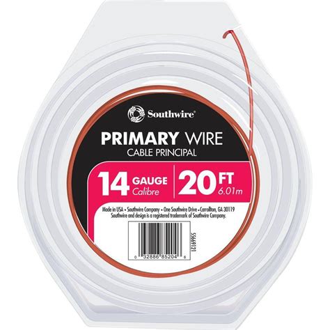 southwire  ft  red stranded cu primary wire   home depot