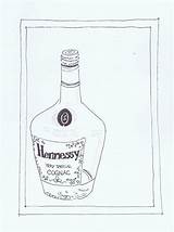 Drawing Bottle Hennessy Pages Colouring Kind Record Yes Said Drawings Doing Ve Been These Paintingvalley sketch template