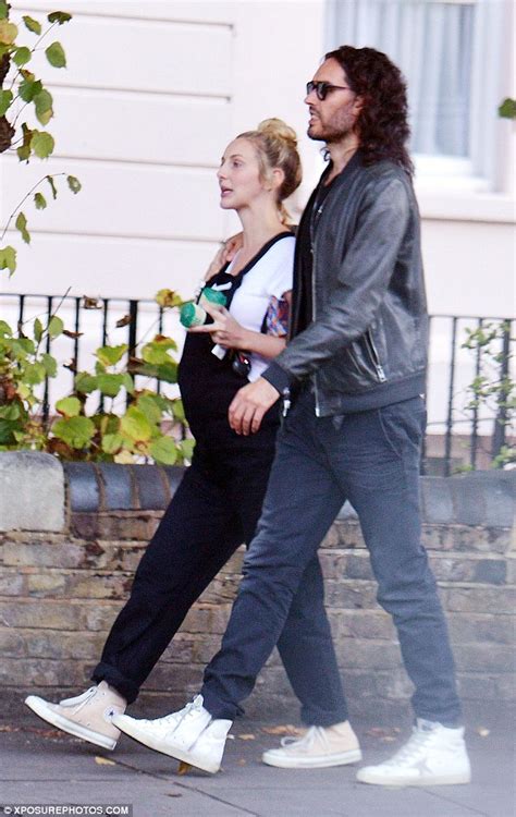 russell brand reveals he s a father for the first time with laura gallacher daily mail online