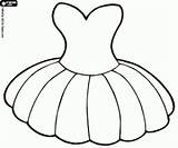Coloring Ballet Tutu Dress Printable Ballerina Para Choose Board Pages Crafts sketch template
