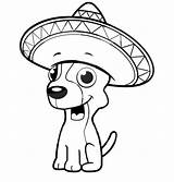 Chihuahua Coloring Sombrero Pages Mexican Dog Drawing Hat Sitting Cartoon Drawings Wearing Puppy Cute Chiwawa Clipart Down Netart Getdrawings Baby sketch template