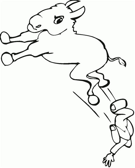 donkey coloring pages