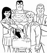 Superman Coloring Kids Pages Color Children Easy Printable sketch template