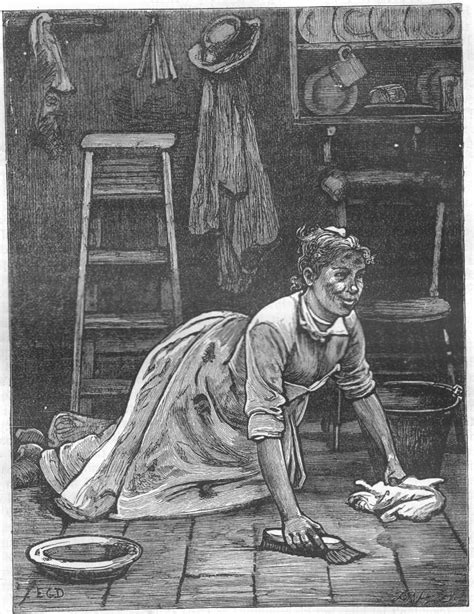 mrs lirriper and the major — second illustration for christmas stories 1867 by sol