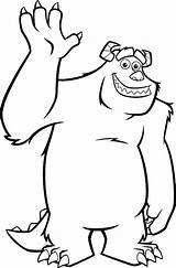 Coloring Pages Monsters Squishy Inc Getdrawings Getcolorings Characters University Colorin sketch template