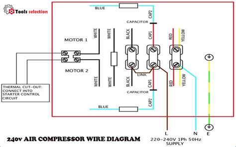 wire   air compressor diagram