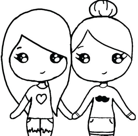 friend coloring pages  girls  getcoloringscom