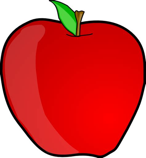gambar buah apel animasi koleksi gambar hd
