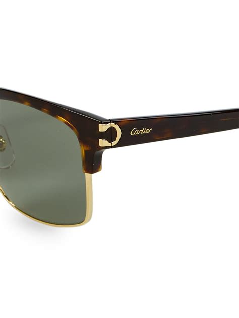 cartier 54mm clubmaster sunglasses for men lyst