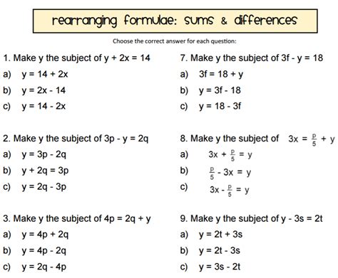 rearranging equations worksheet answer key worksheetworkscyou
