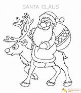 Claus Coloring sketch template