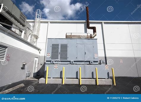 diesel generator unit stock photography image