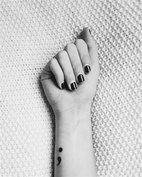 60 Encouraging Semicolon Tattoo Ideas Using Body Art To Give Hope