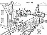 Train Coloring Pages James Getcolorings Surprising sketch template