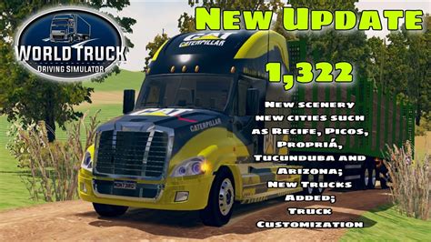 world truck driving simulator  update  gameplay  youtube