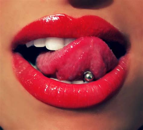 Lovable Piercing Tongue Piercing Piercings Tounge