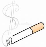 Fumo Sigaretta Illustrazione sketch template