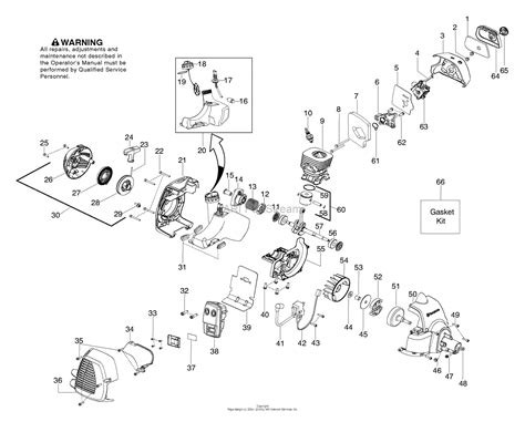 husqvarna  ld   parts diagram  trimmer engine assy