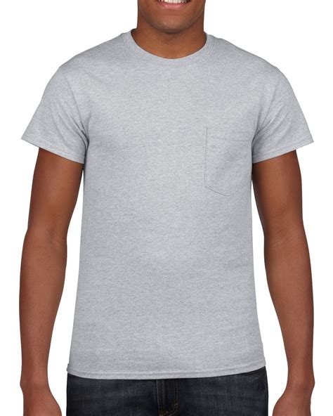 gildan adult ultra cottona pocket  shirt sport grey xl walmartcom