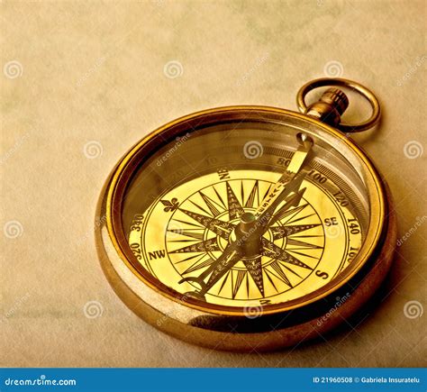 golden compass royalty  stock  image