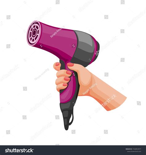 99 Hand Holding Blow Dryer Stock Vectors Images And Vector Art