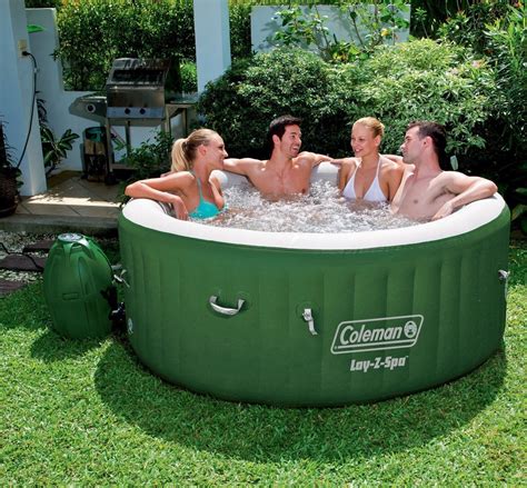 coleman lay  spa inflatable hot tub review