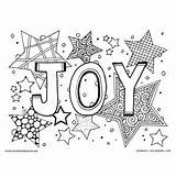 Joy Holiday Coloring Sheet Color Pages Holidays Experience sketch template