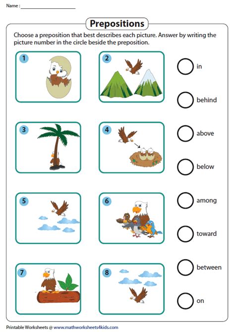 prepositions worksheets   preposition worksheets prepositions