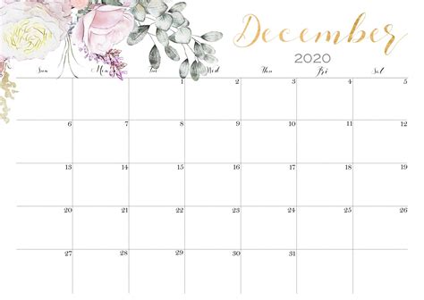 cute december  calendar printable newsfundocom print calendar