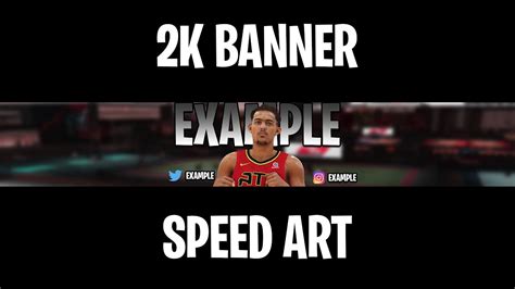 nba   youtube banner speed art youtube