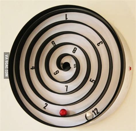 awesome spiral clock gag